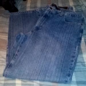 Men's Perry Ellis America 5 Pocket Blue Jeans size 36X32